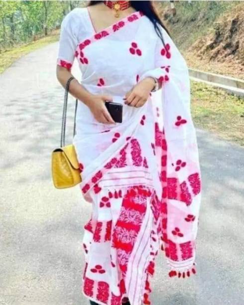 Woven Mekhela Chador Chanderi Saree Price in India