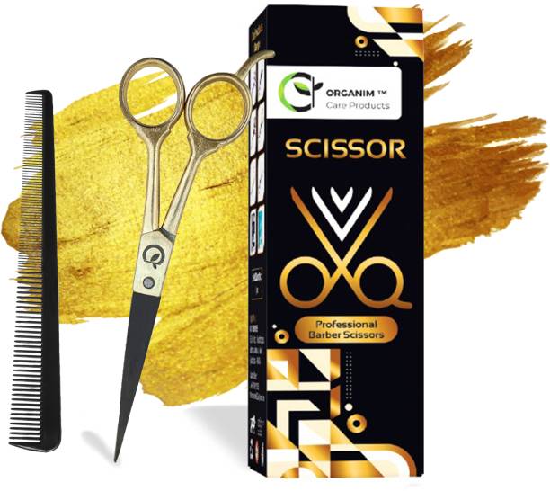 Organim care products Gold Barber Hair Cutting Scissors 6" Inch Scissors