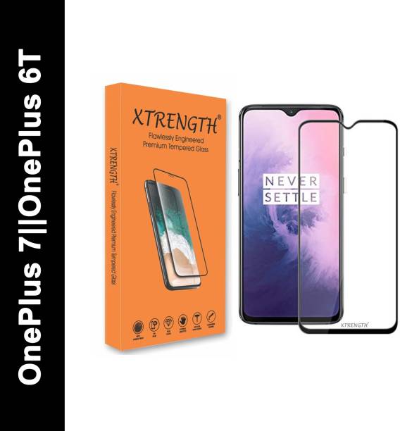 XTRENGTH Edge To Edge Tempered Glass for OnePlus 7, OnePlus 6T