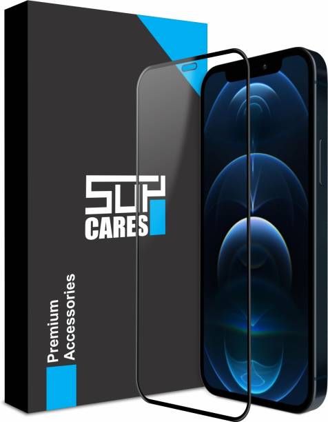 SupCares Edge To Edge Tempered Glass for iPhone 12 Pro ...