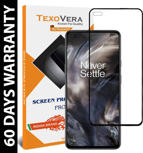TexoVera Edge To Edge Tempered Glass for Oneplus Nord, 1+nord