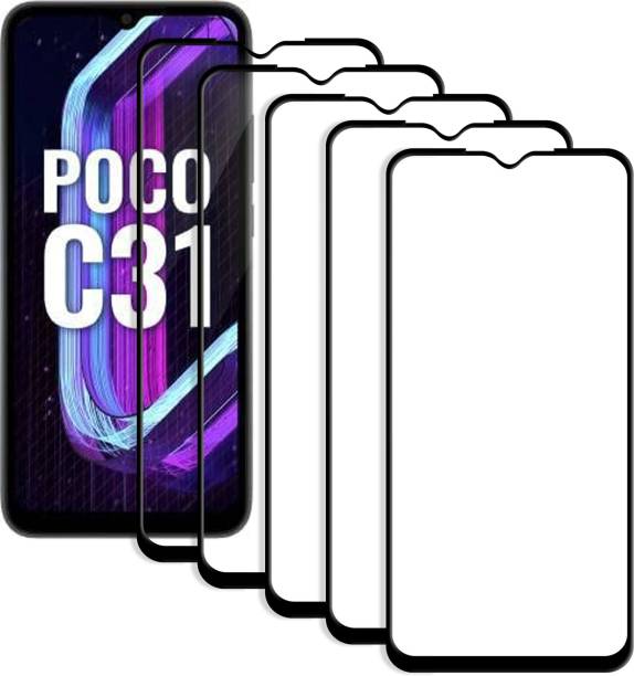 Knotyy Edge To Edge Tempered Glass for POCO C31