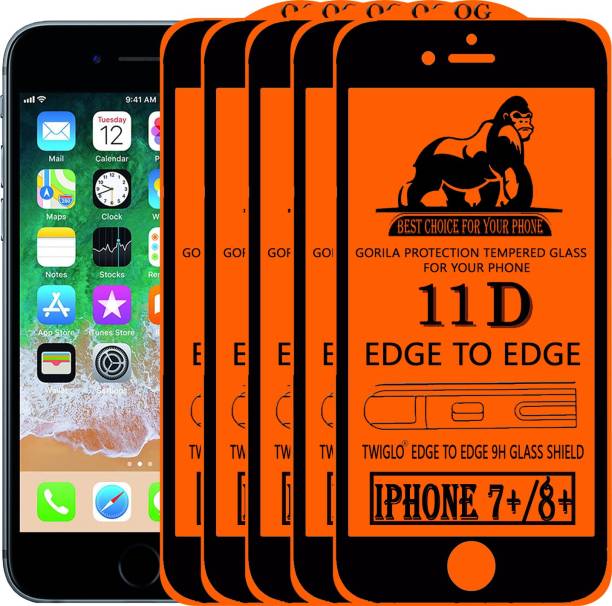 TWIGLO Edge To Edge Tempered Glass for Apple iPhone 8 P...