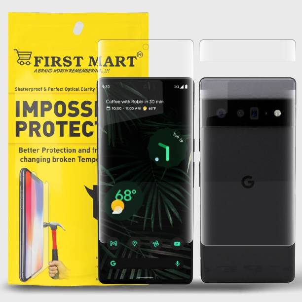 FIRST MART Front and Back Tempered Glass for Google Pixel 6 Pro 5G, Pixel 6 Pro 5G, Google 6 Pro 5G