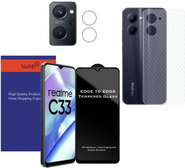 VaiMi Front and Back Tempered Glass for realme C33