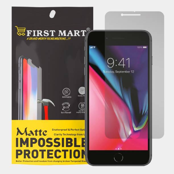 FIRST MART Tempered Glass Guard for Apple iPhone 8 Plus...