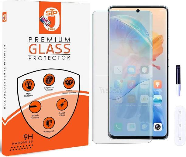 STP FEEL Tempered Glass Guard for Moto Edge 30 fusion Premium Technology UV Glass With Installation Kit