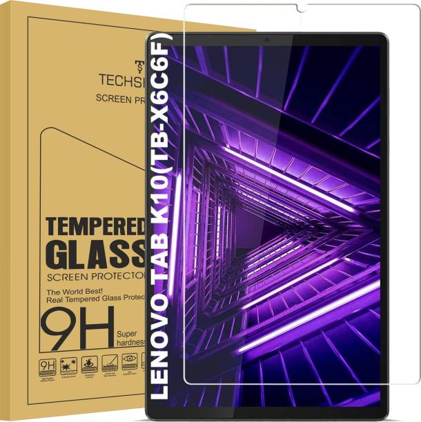 TECHSHIELD Tempered Glass Guard for Lenovo Tab K10 FHD ...