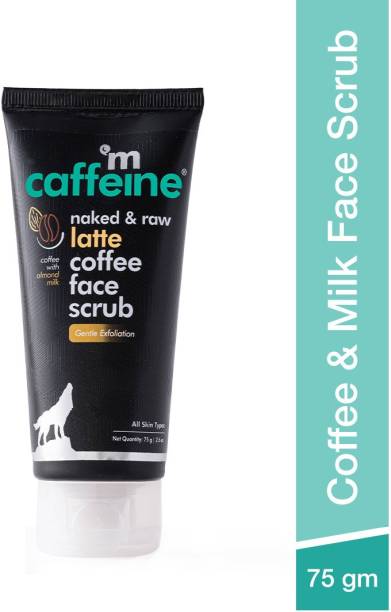 mCaffeine Gentle Exfoliating Latte Coffee Face Scrub for Moisturizing Dull & Dry Skin Scrub