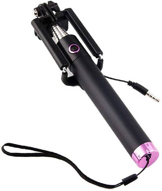 Uborn UNIVERSAL WIRED HANDHELD MONOPOD FOR PHONE HOLDER OR PHOTOGRAPHY VIDEO RECORDING YOUTUBE REELS & CAPUTURE EVERY SPECIAL MOMENT Cable Selfie Stick