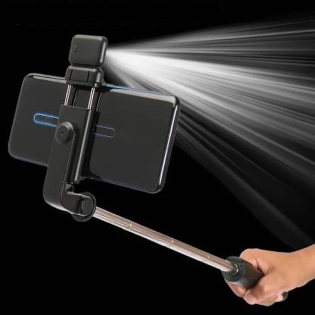 CUBES R15 Bluetooth Selfie Stick With Free Mobile Holder Bluetooth Selfie Stick