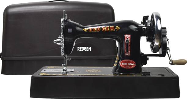 RED GEM With Cover Manual Sewing Machine Price in India
