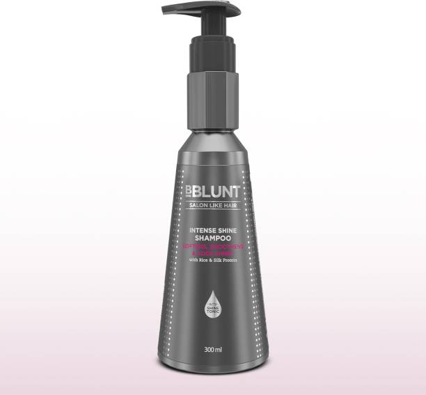 BBlunt Intense Shine Shampoo with Rice & Silk Protein for 23X* Shinier Hair Price in India