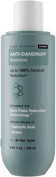 BARE ANATOMY Expert Anti-Dandruff Shampoo | Targets Oily Scalp & Sheds Dry Flakes Price in India