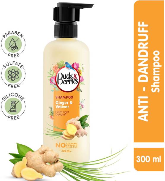 Buds & Berries Ginger and Vetiver Dandruff Prevent Shampoo Price in India