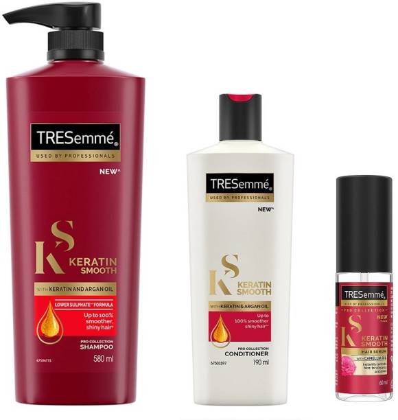 TRESemme Keratin Smooth Shampoo, Conditioner and Serum Price in India
