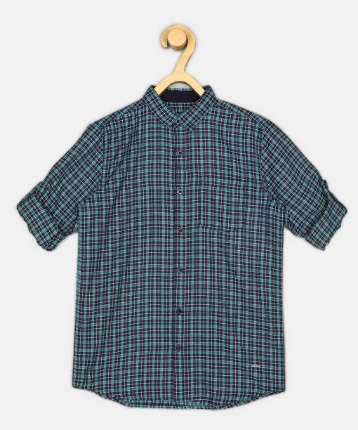 METRONAUT by Flipkart Boys Checkered Casual Multicolor Shirt