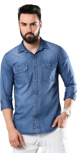 Denim Shirts - Buy Denim Mens Shirts Online at Best Prices In India ...