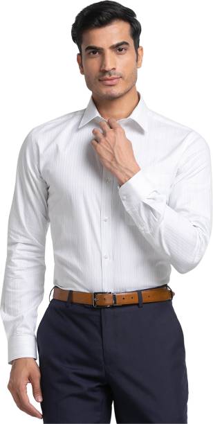 Men Slim Fit Striped Formal Shirt Price in India
