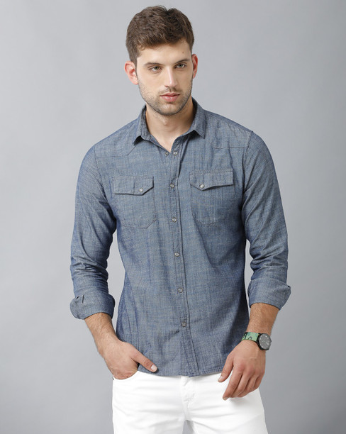 denim shirt for men flipkart