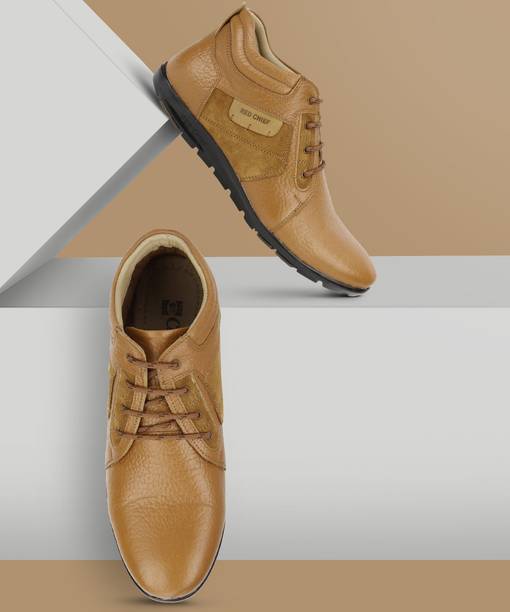red chief boots tan