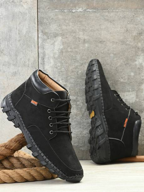 mactree men's mid top ankle sneakers boots