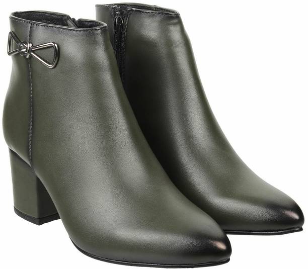olive color boots
