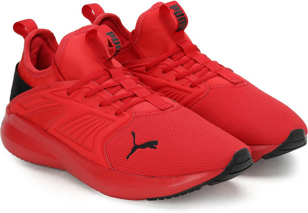 puma red shoes