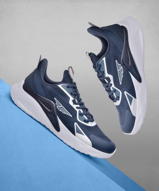 red tape colourblock lace up sports shoes