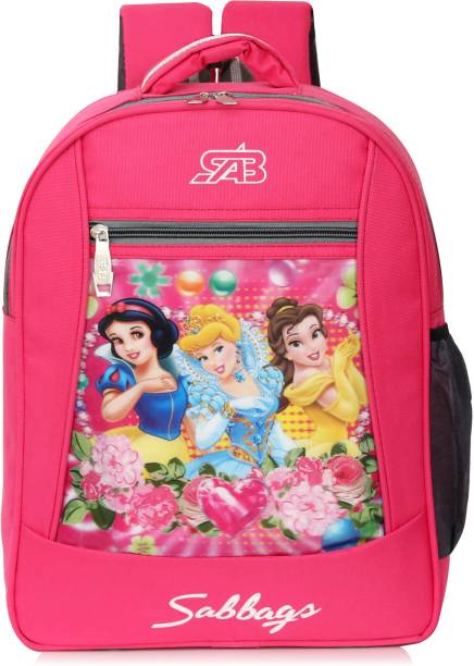 SAB Bags School Bag for Kids Barbie 3D Character (LKG To 2nd Standard) Unisex Waterproof 30 L Backpack
