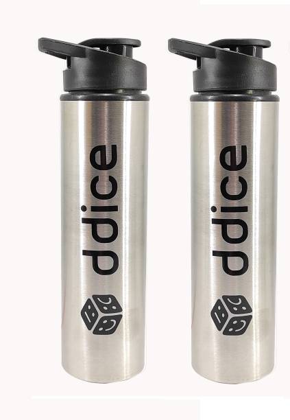 Ddice Spider Stainless Steel Water bottle..(Pack of 2) 1000 ml Bottle