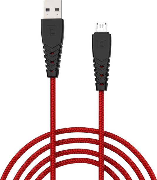 Portronics Micro USB Cable 3 A 1 m Nylon Braided Konnect B POR-1235