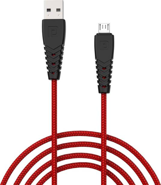 Portronics Micro USB Cable 3 A 1 m Nylon Braided Konnec...