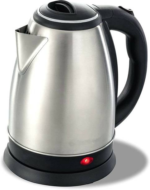 BATTLELAND 7 Cup Hot Water Tea Coffee Electric Kettle (1.8 L, Silver) Electric Kettle (1.8 L, Silver, Black) Electric Kettle
