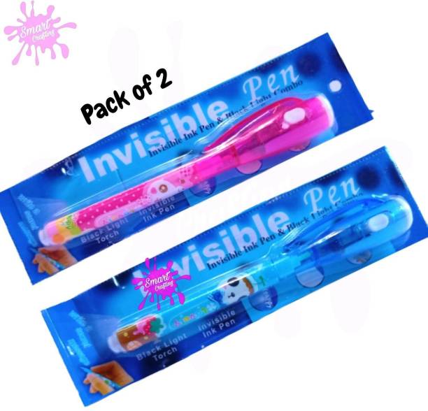 SmartCrafting Invisible Ink Magic Pen with UV Light Best For Multi-function Uses Digital Pen