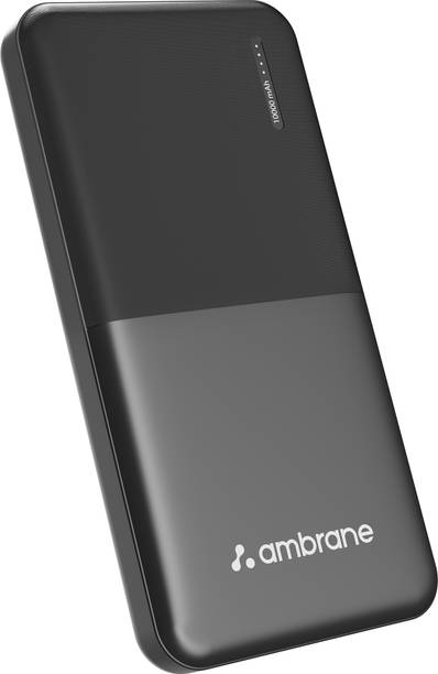 Ambrane 10000 mAh Power Bank (12 W, Fast Charging)