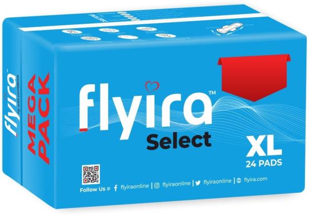 Flyira Select XL, 24 Pads - Mega Pack Sanitary Pad