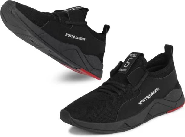 Black Sports Shoes - Buy Sports Shoes Online at Best Prices India | Flipkart.com