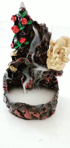 vishnu laxmi creation ganesha smoke Decorative Showpiece  -  13 cm
