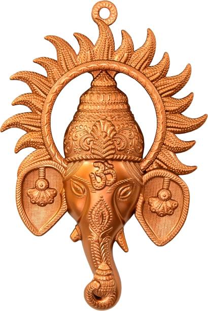 Harmoso Ganesh face Decorative Showpiece  -  13.5 cm