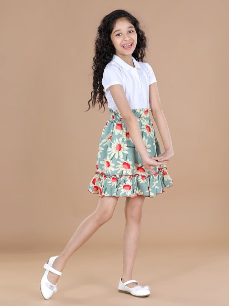 discount 90% KIDS FASHION Skirts Basic Red 11Y TOP TOP casual skirt 