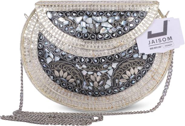 Silver Women Sling Bag Price in India