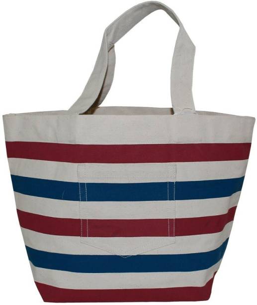 Women Red, Blue, White Tote Price in India