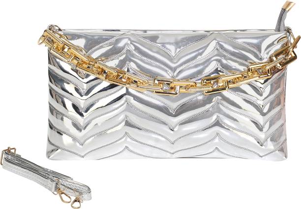 Women Silver Sling Bag Price in India