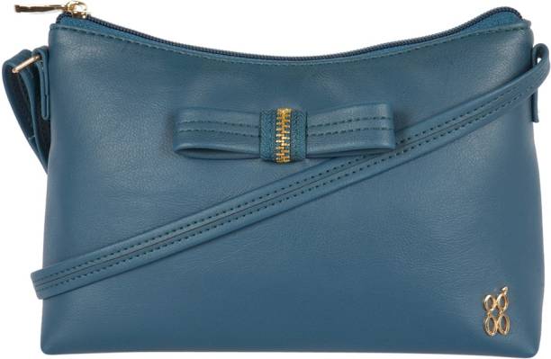 Baggit Blue Sling Bag LPXE TIPPET E DIEGO ATLANTIC BLUE