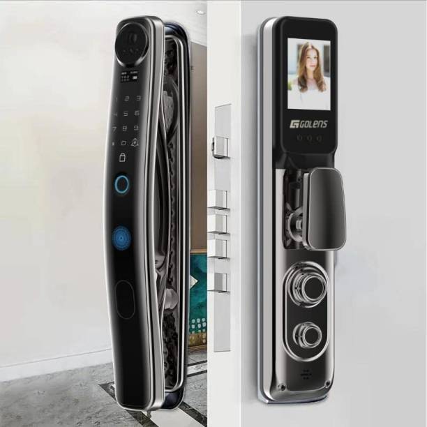 GOLENS X29 Luxurious Smart Door Lock, LCD Display & Camera Technology 8 Ways to Unlock Smart Door Lock