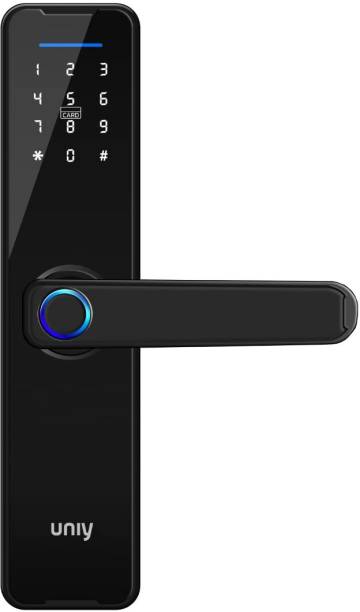 UNIY 610 Digital Smart Door Lock with Finger Print|E Chip|Password included lockset Smart Door Lock