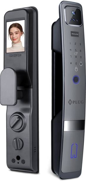 iPlug i-02 | 3D Face Unlock | Fingerprint | PIN| RFID | KEY|APP|OTP| Smart Door Lock