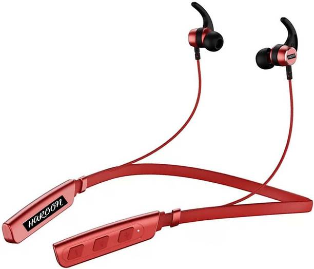 HAROON Rockerz 235v2 with 20 Hours Battery Bluetooth Headset Red