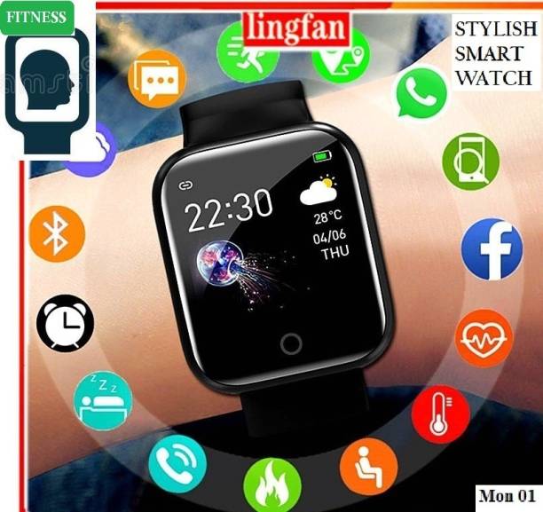 YKARN D1030(A1) MAX FITNESS TRACKER MULTI FACES SMART WATCH BLACK (PACK OF 1) Smartwatch